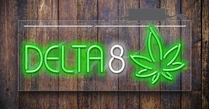 Delta 8 Neon Sign