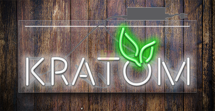 Large Kratom Neon Sign