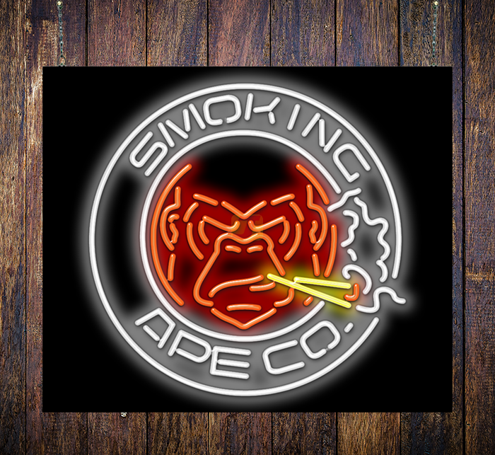 Smoking Ape Co. Neon Sign