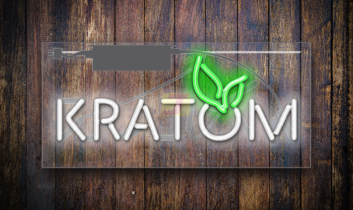 Small Kratom Neon Sign
