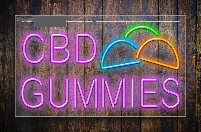 XL CBD Gummies Neon Sign