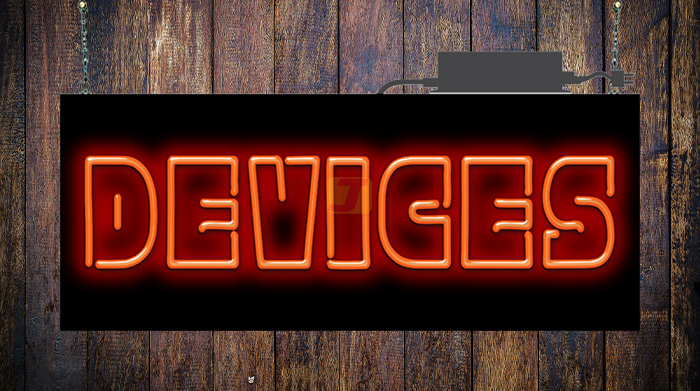 Devices Neon Sign