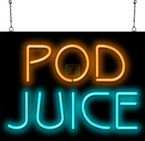 Pod Juice Neon Sign