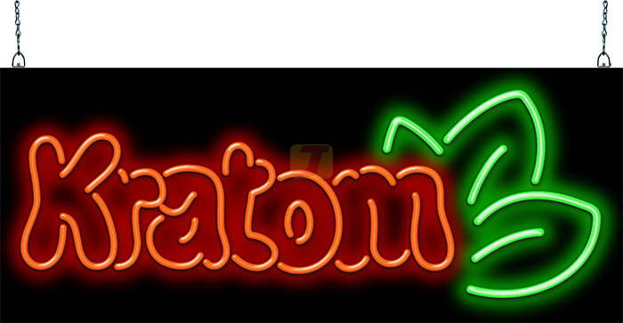 Kratom Super Sized Neon Sign