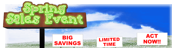 Spring Sales Event