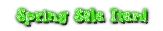 Spring Sale Item!