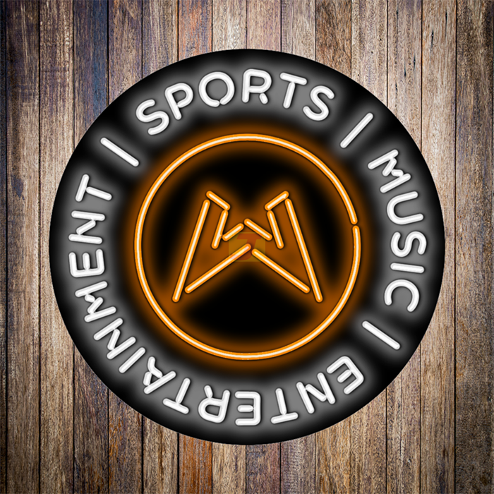 Sports Music Entertainment Wasserman Logo Neon Sign