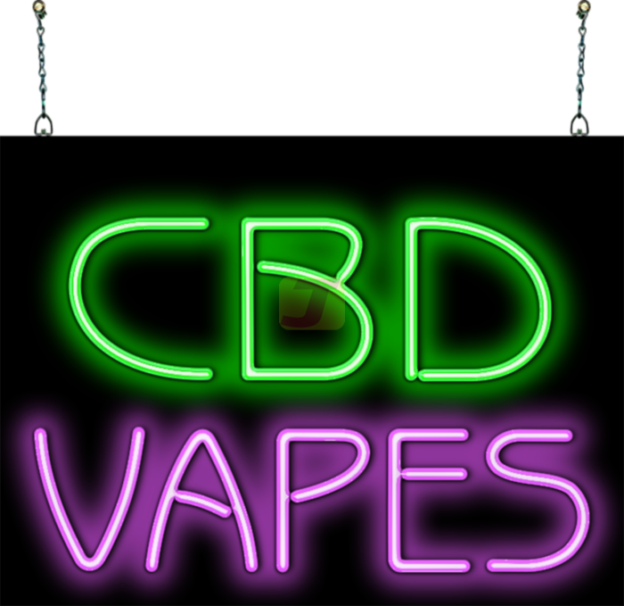 CBD Vapes Neon Sign