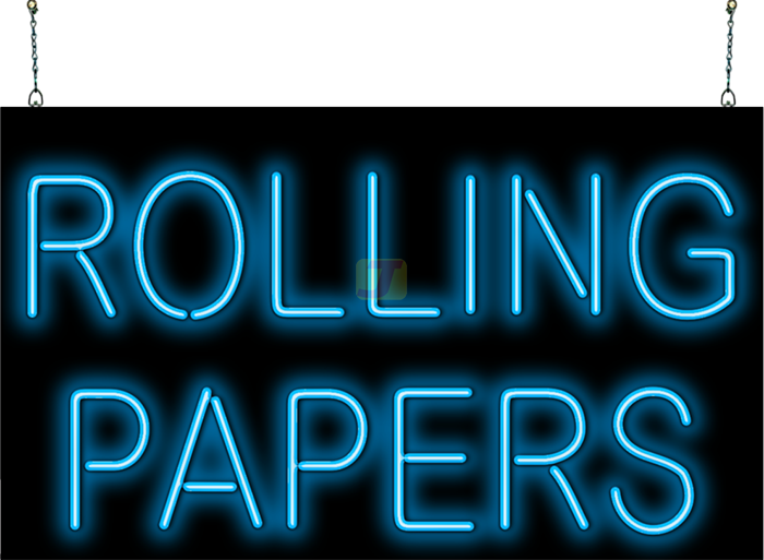 Rolling Papers XL Neon Sign