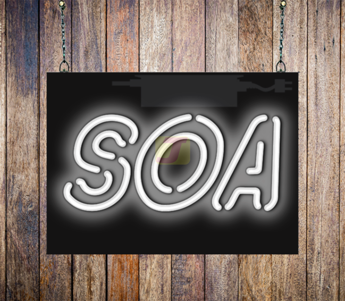 SOA Small Neon Sign