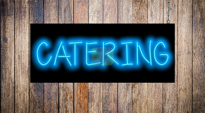 Small Catering Neon Sign