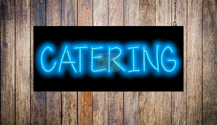 Small Catering Neon Sign