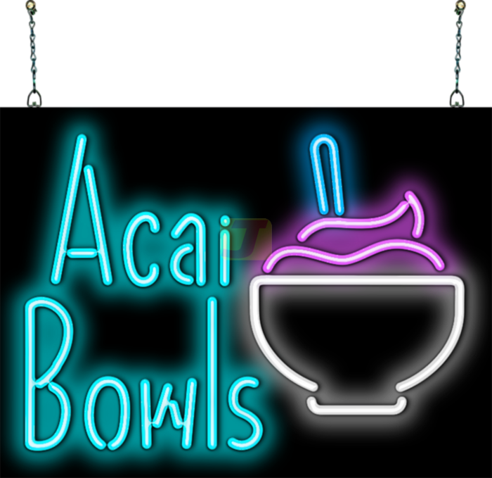 Acai Bowls Neon Sign