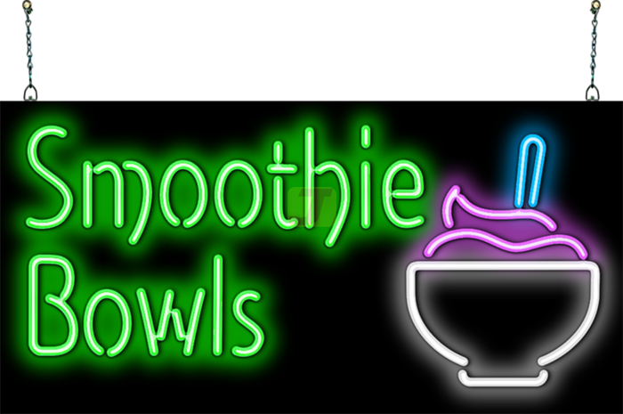 Smoothie Bowls Neon Sign