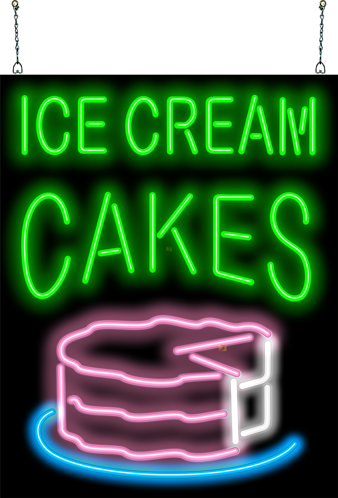 Ice Cream Cakes Neon Sign