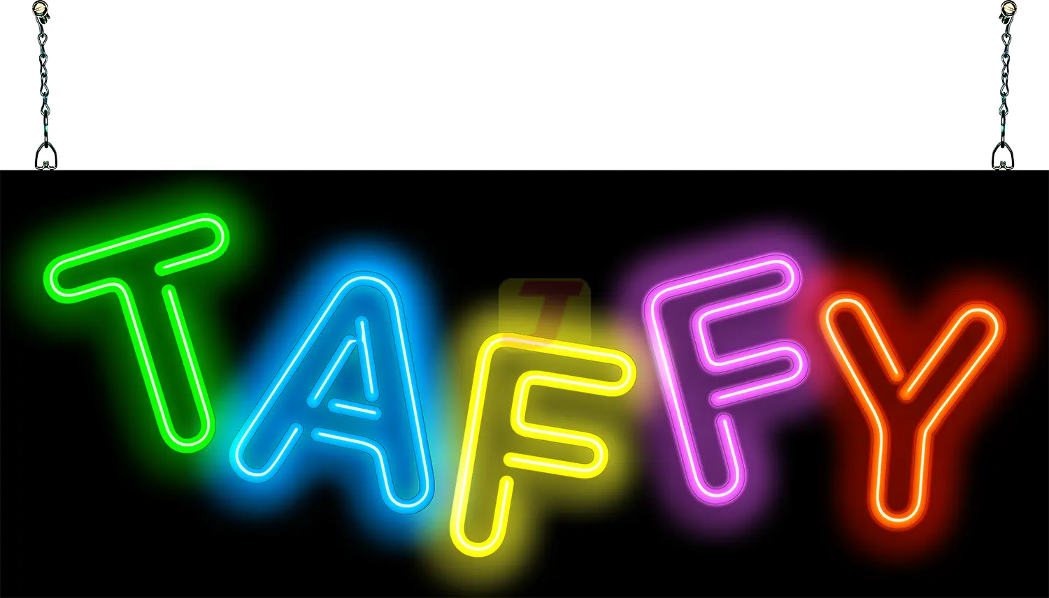 Taffy Neon Sign