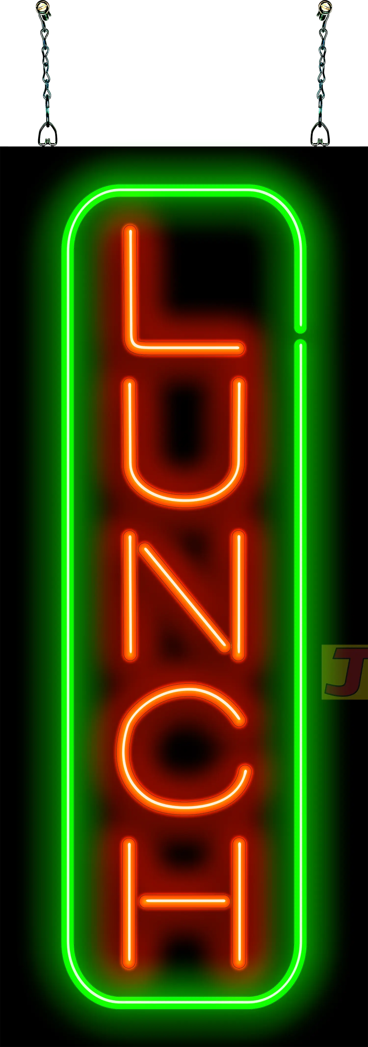 Lunch Neon Sign - Vertical
