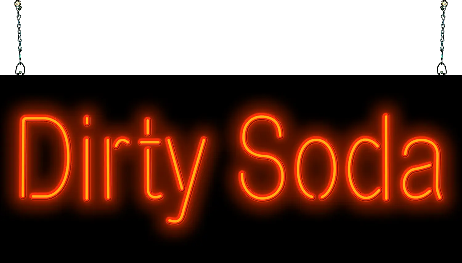 Dirty Soda Neon Sign