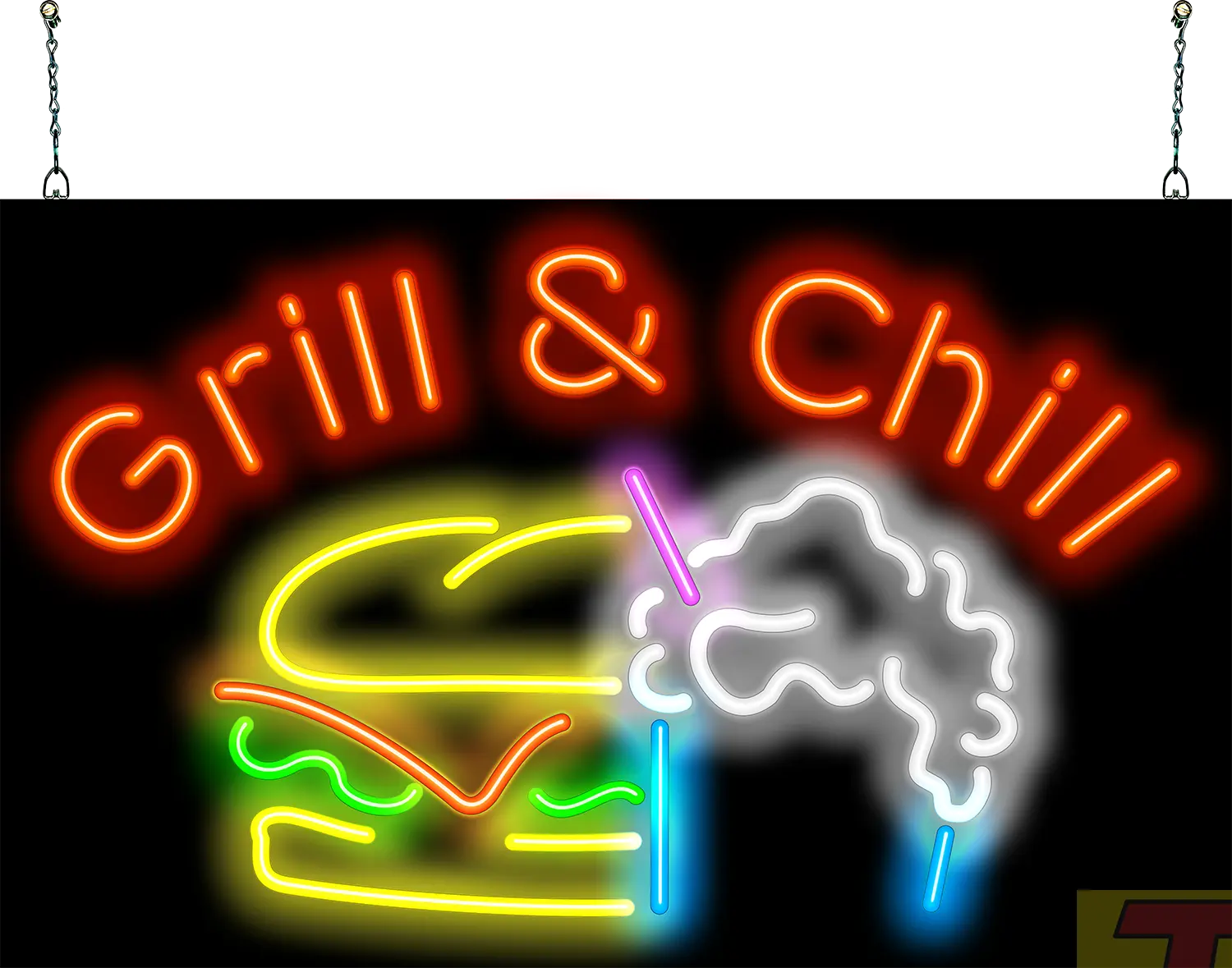 Grill & Chill Neon Sign