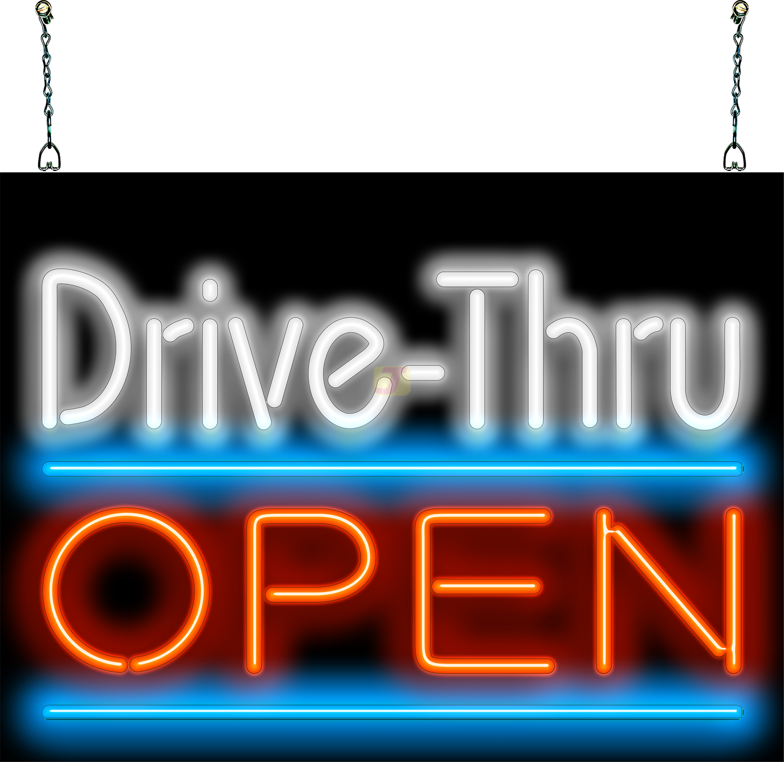 Drive-Thru Open Small Neon Sign
