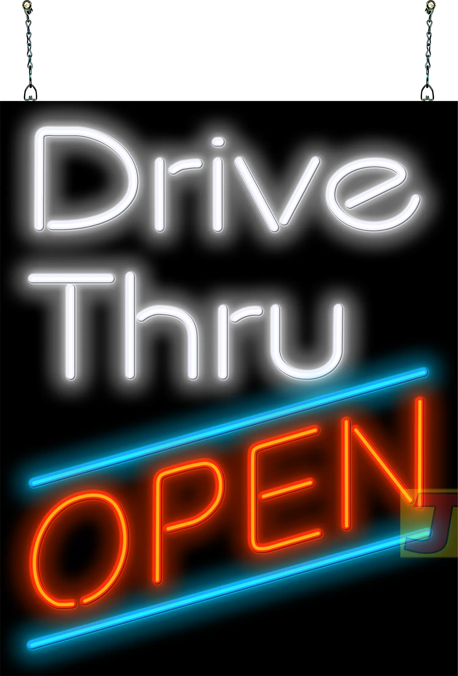 Drive - Thru Open Neon Sign