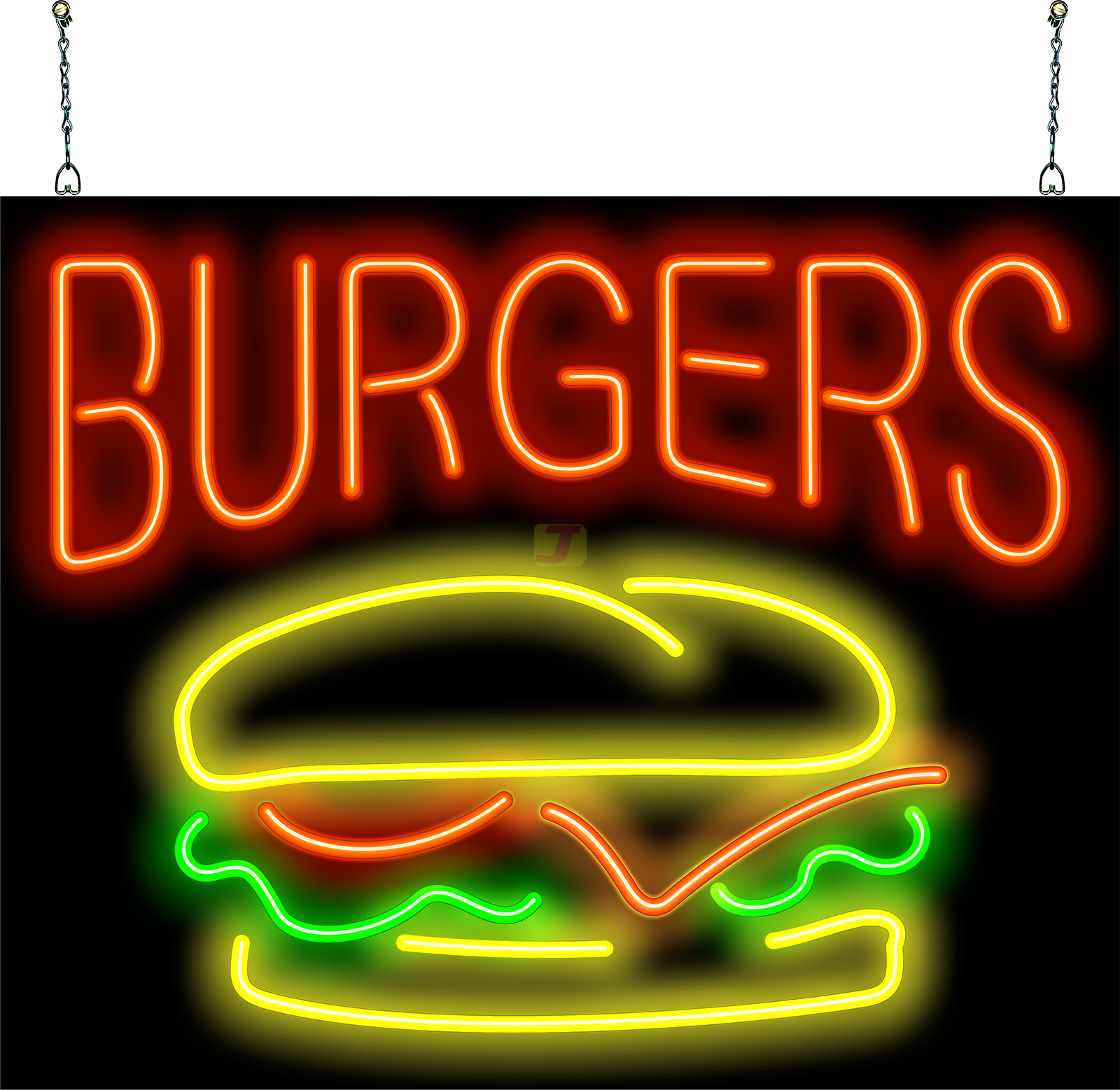 Burgers Neon Sign