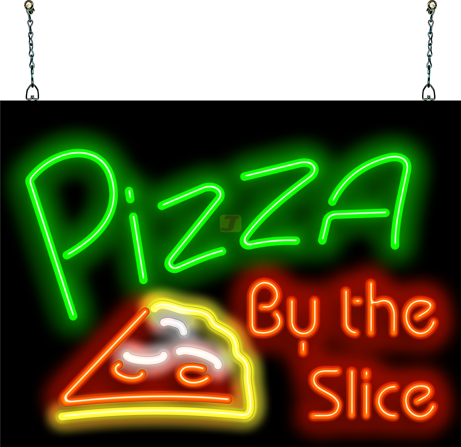 Pizza By The Slice Neon Sign