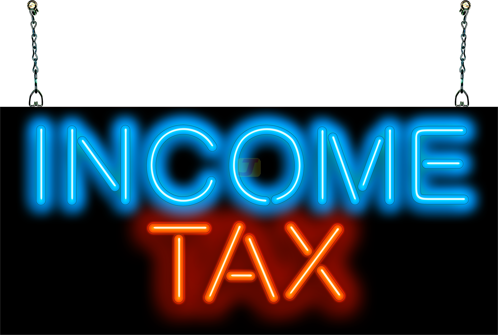 Income Tax Neon Sign