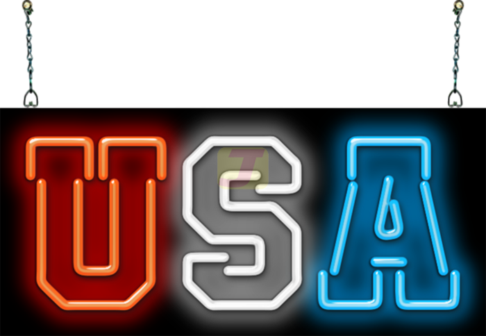 USA Neon Sign