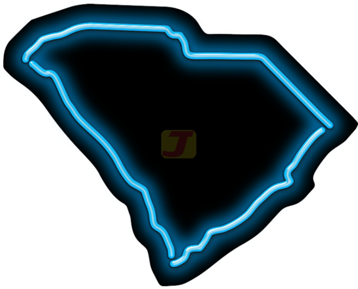 Georgia Outline Neon Sign