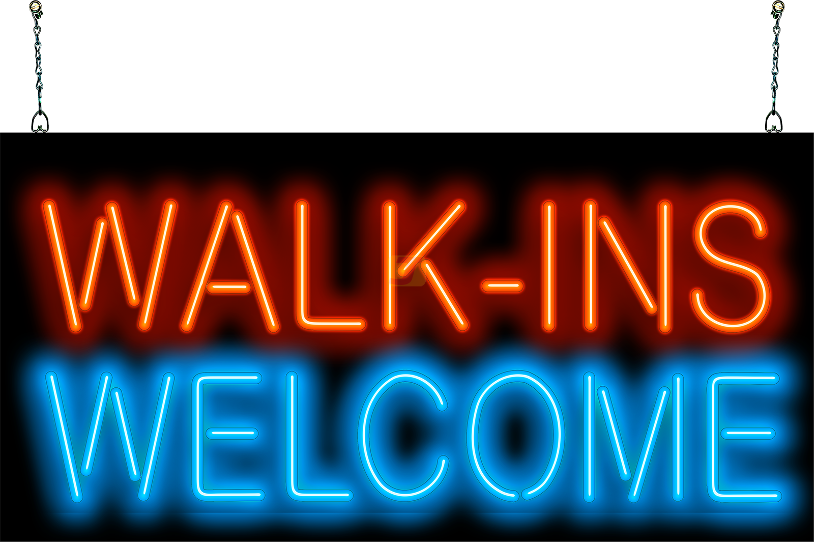 Walk-Ins Welcome Neon Sign