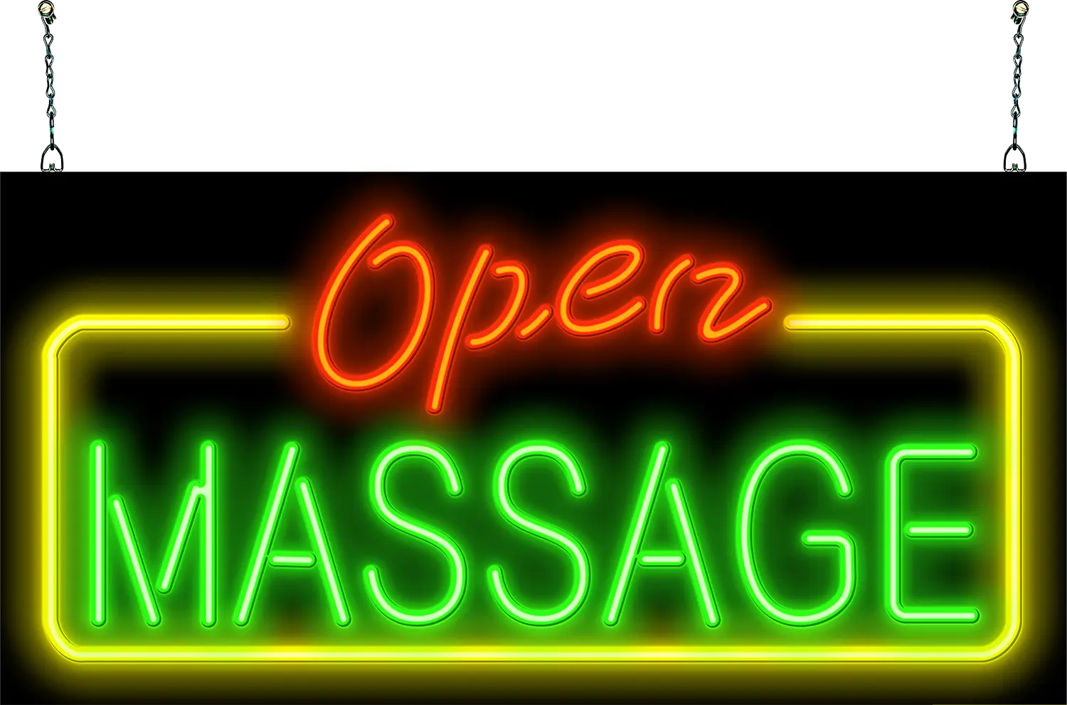 Massage Open Neon Sign