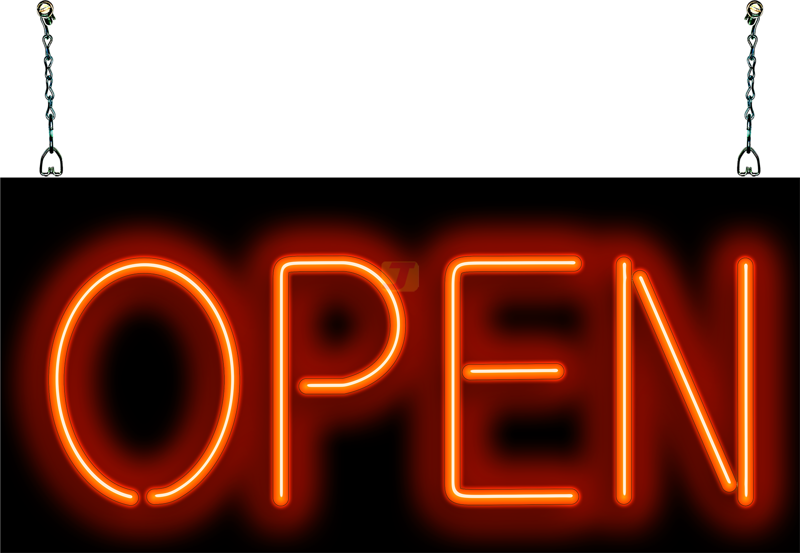 Open Neon Sign