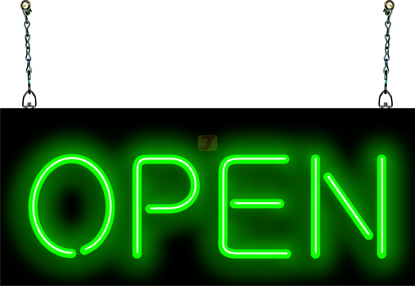 Classic Neon OPEN Green Neon Sign