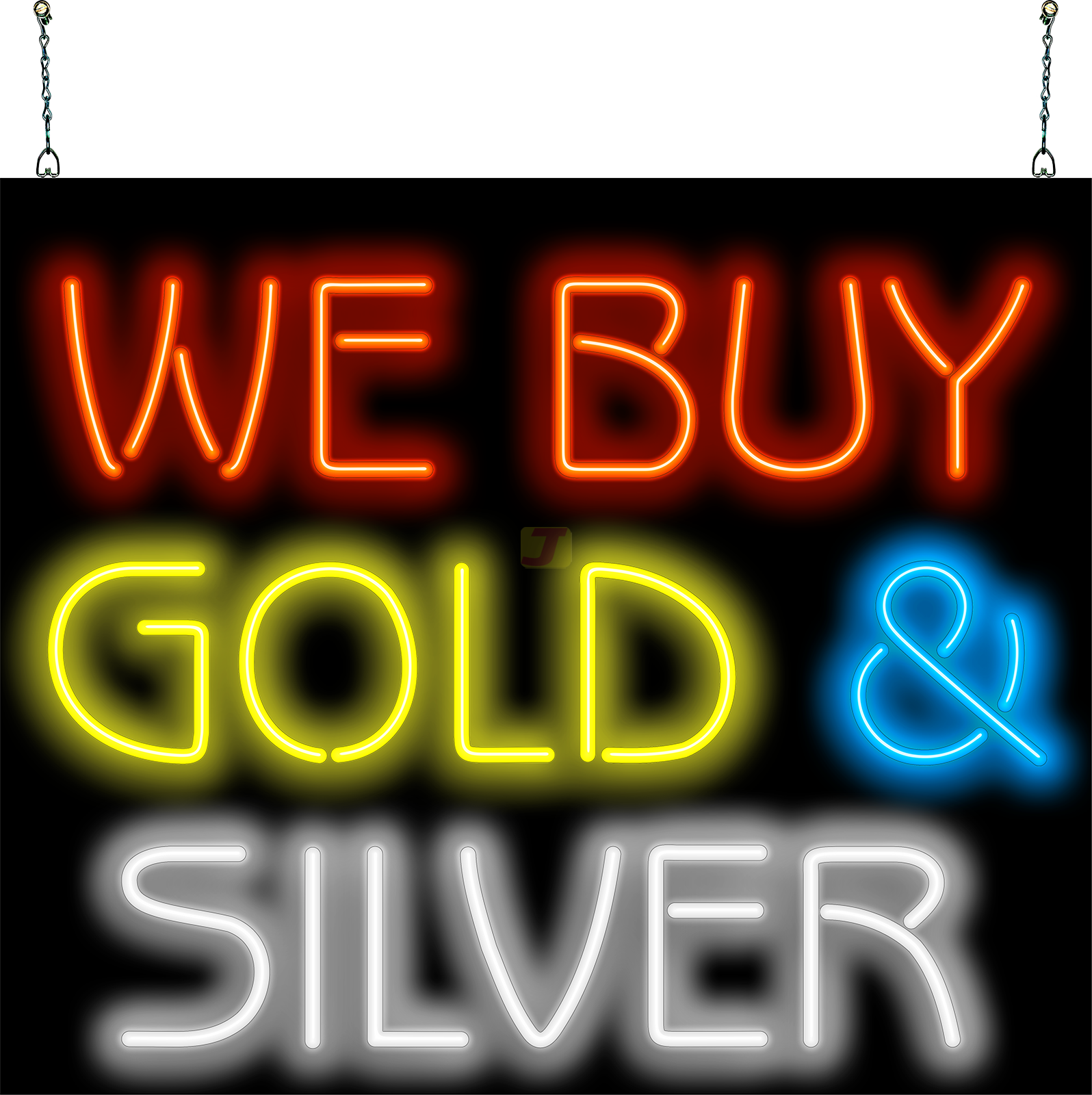 We Buy Gold & Silver Neon Sign