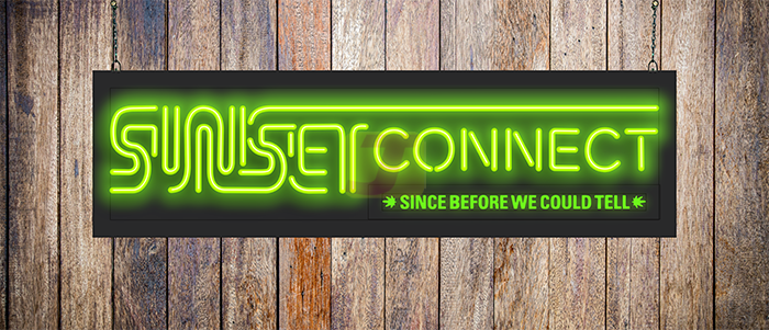 Sunset Connect Neon Sign