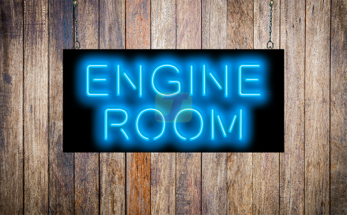 Engine Room Neon Sign