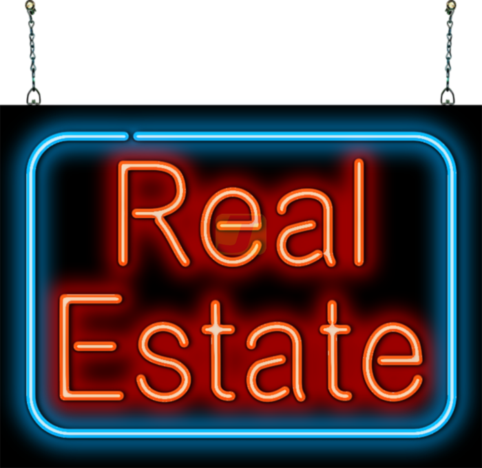 Real Estate Neon Sign