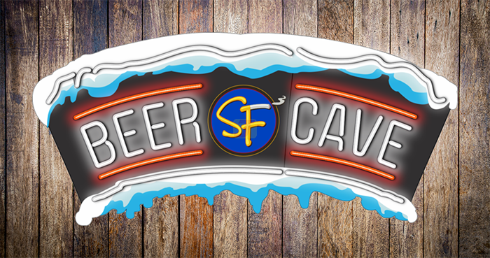 Large Beer Cave Wall Mounted Neon Sign
