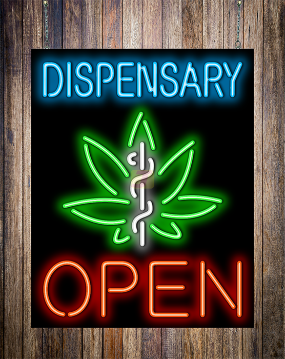 Dispensary Open Neon Sign