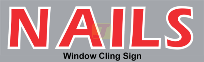 NAILS Window Cling