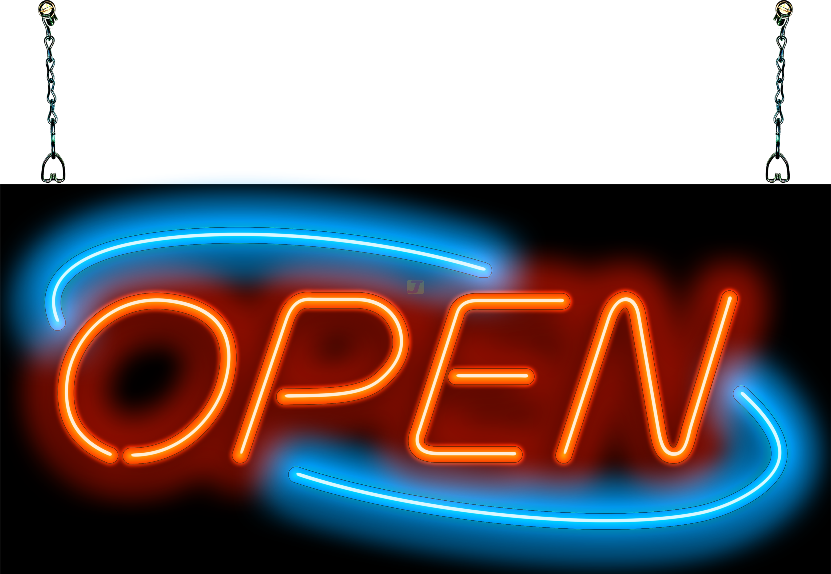 Art Deco Style Open Neon Sign - Small