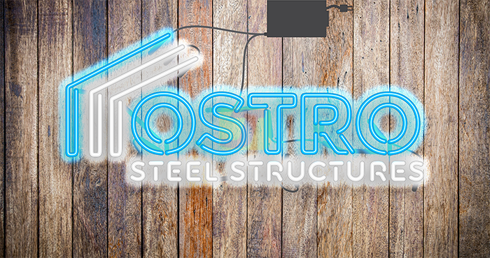 Ostro Steel Structures Neon Wall Art