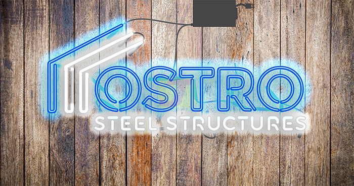 Ostro Steel Structures Neon Wall Art