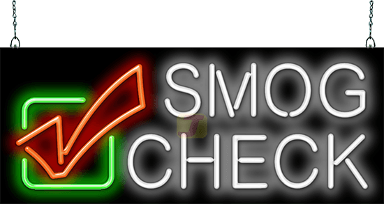 Smog Check Neon Sign