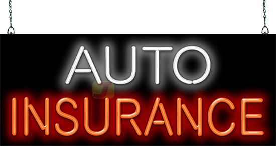Auto Insurance Neon Sign