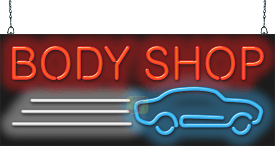 Body Shop Neon Sign