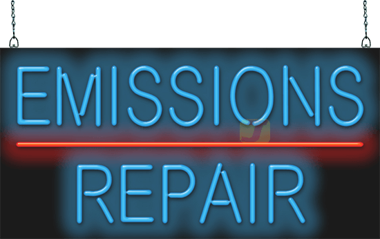 Emissions Repair Neon Sign