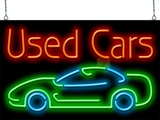 Used Cars Neon Sign