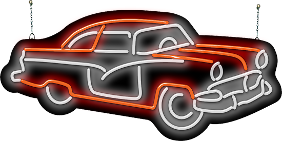 Classic Car Neon Sign